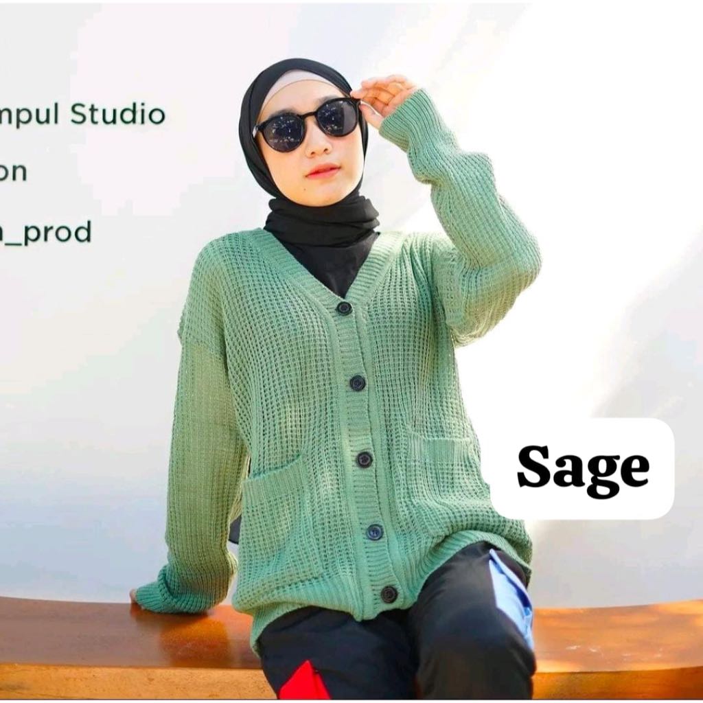 CARDY SECKER KANCING (DEWASA) – RAJUT SECKER TEBAL PREMIUM