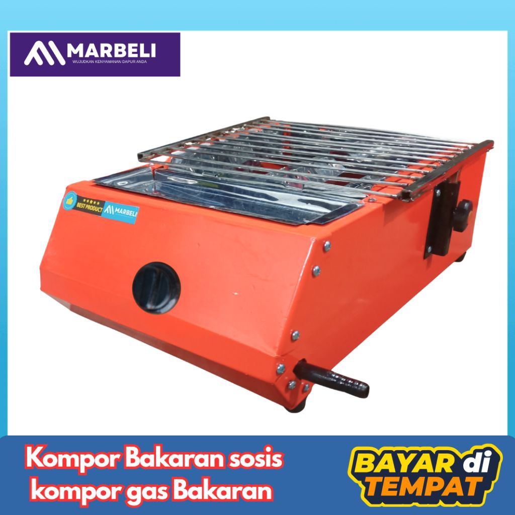 Kompor gas Bakaran sosis kompor gas Bakaran serbaguna dan ekonomis kompor Bakaran dua tungku