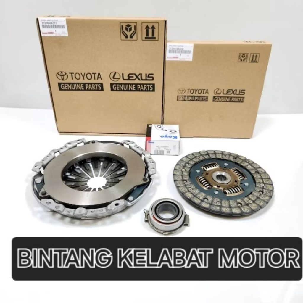 Kopling Set Kampas Kopling Set Komplit Toyota Vios New Vios Gen 1 Gen 2 Gen 3 Soluna Corolla Great O