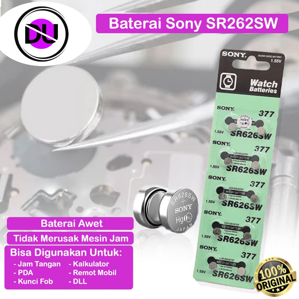 Baterai Jam Tangan Original Batre Battery Sony Kancing Kecil Premium Super Awet