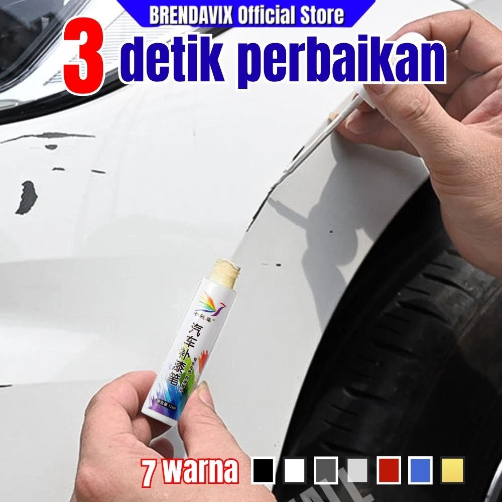 Spidol Penghilang Baret Body Mobil/Motor Scratch Remover untuk Cat Mobil Warna Hitam Putih Abu-abu P