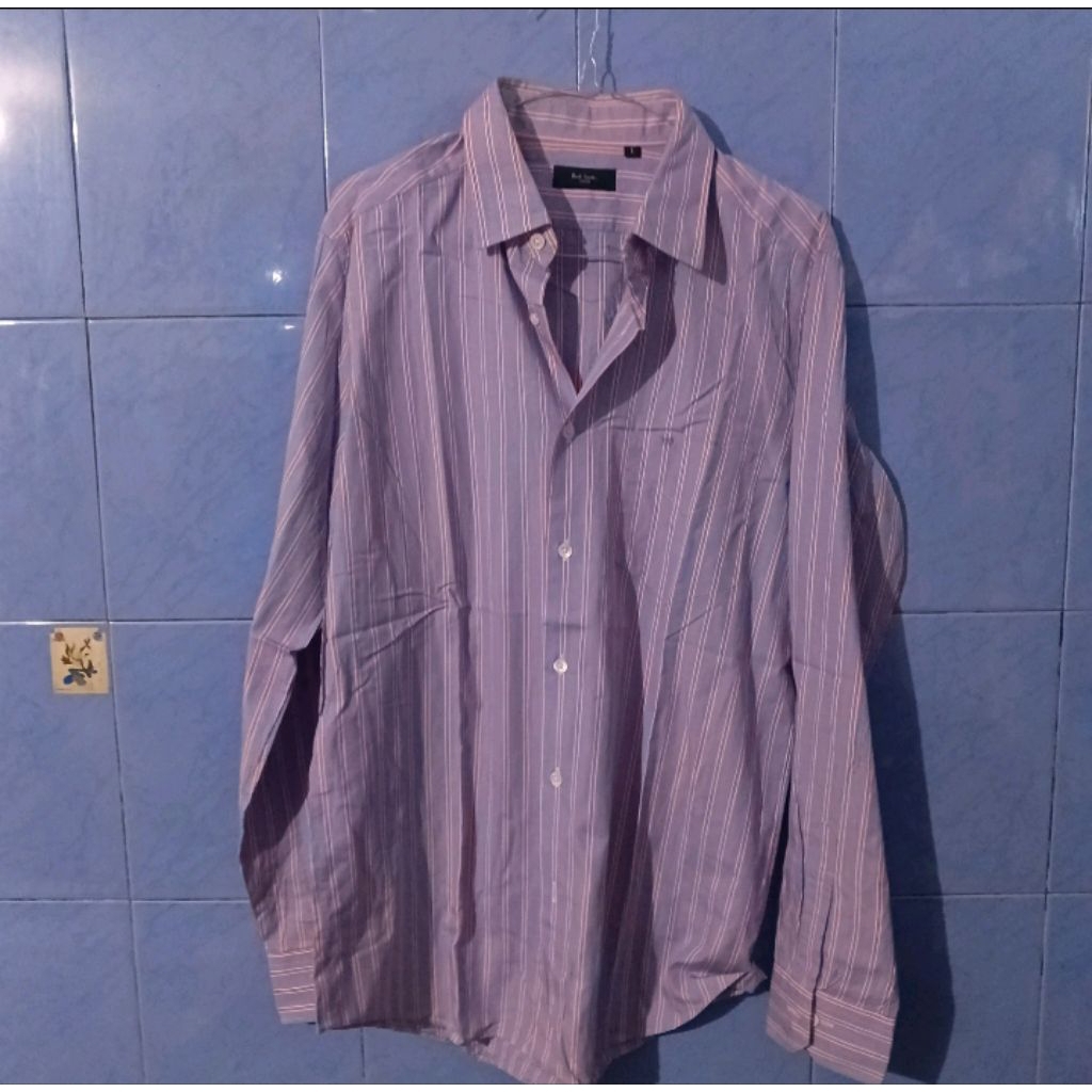 kemeja lengan panjang Paul Smith London