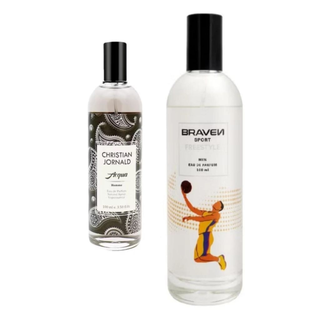 Parfume Evangeline Cowo EDP 100mL | Christian Jornald AQUA | Braven Sport FREESTYLE