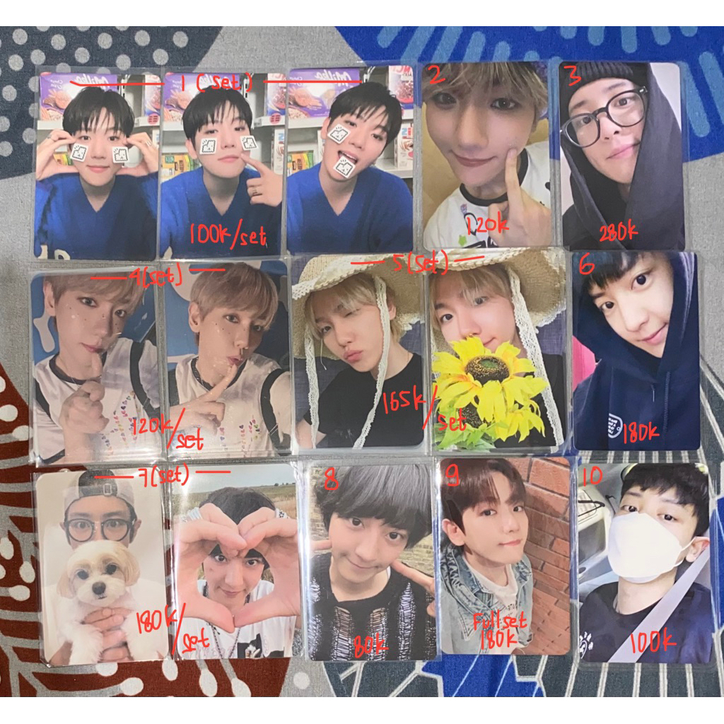 Official Photocard EXO Chanyeol meissa wamil baekhyun