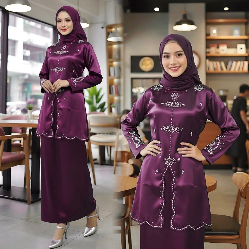 Set Tunik Payet//Setelan Rok Tunik Payet Premium//Setelan Rok Tunik Wanita Modern dan Kekinian Kombi