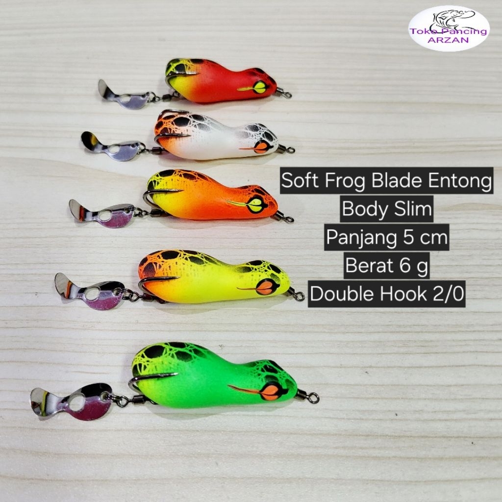 Soft Frog Entong Body Slim Panjang 5 cm
