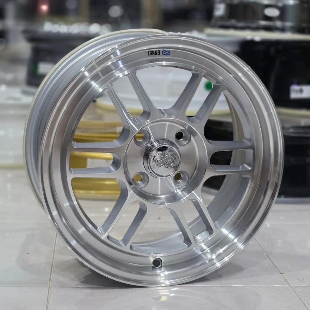 velg enkei rpf1 ring 15 lebar 6,5 pcd 4x100 velg mobil r15 cocok untuk brio jazz city freed vios yar