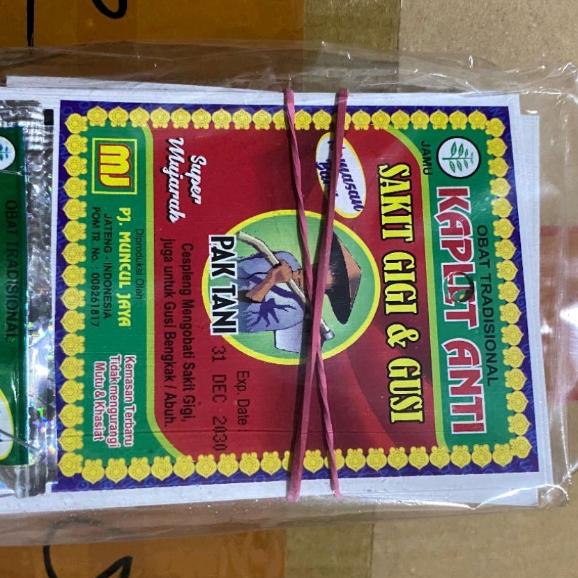 OBAT!! sakit gigi pak tani gusi bengkak