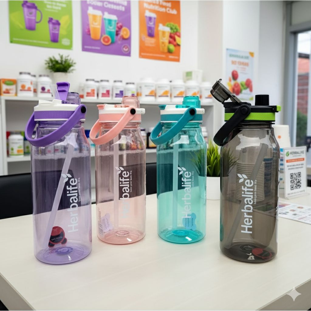 Botol minum herbal*ife 2 liter bpa free tahan panas