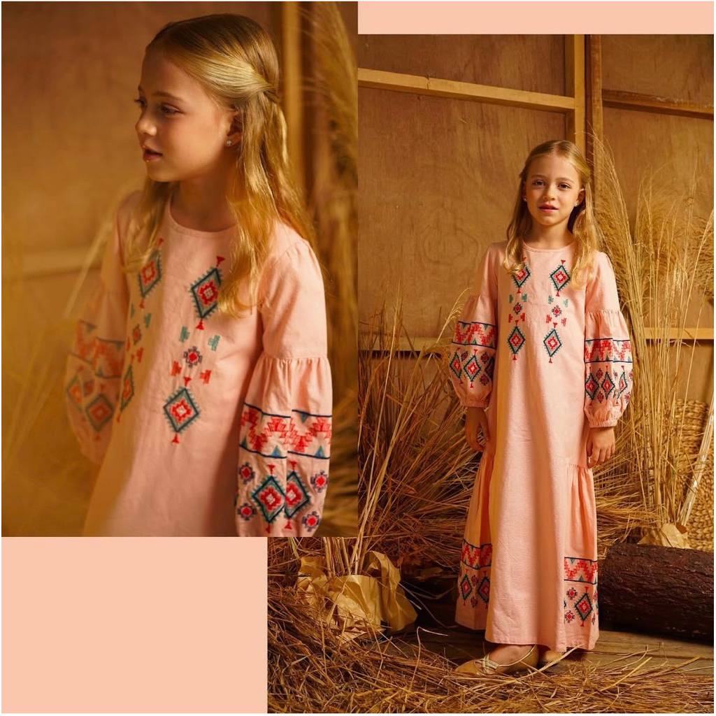 GAMIS COOLGIRL ANAK PEREMPUAN GAMIS BORDIR ANAK MURAH