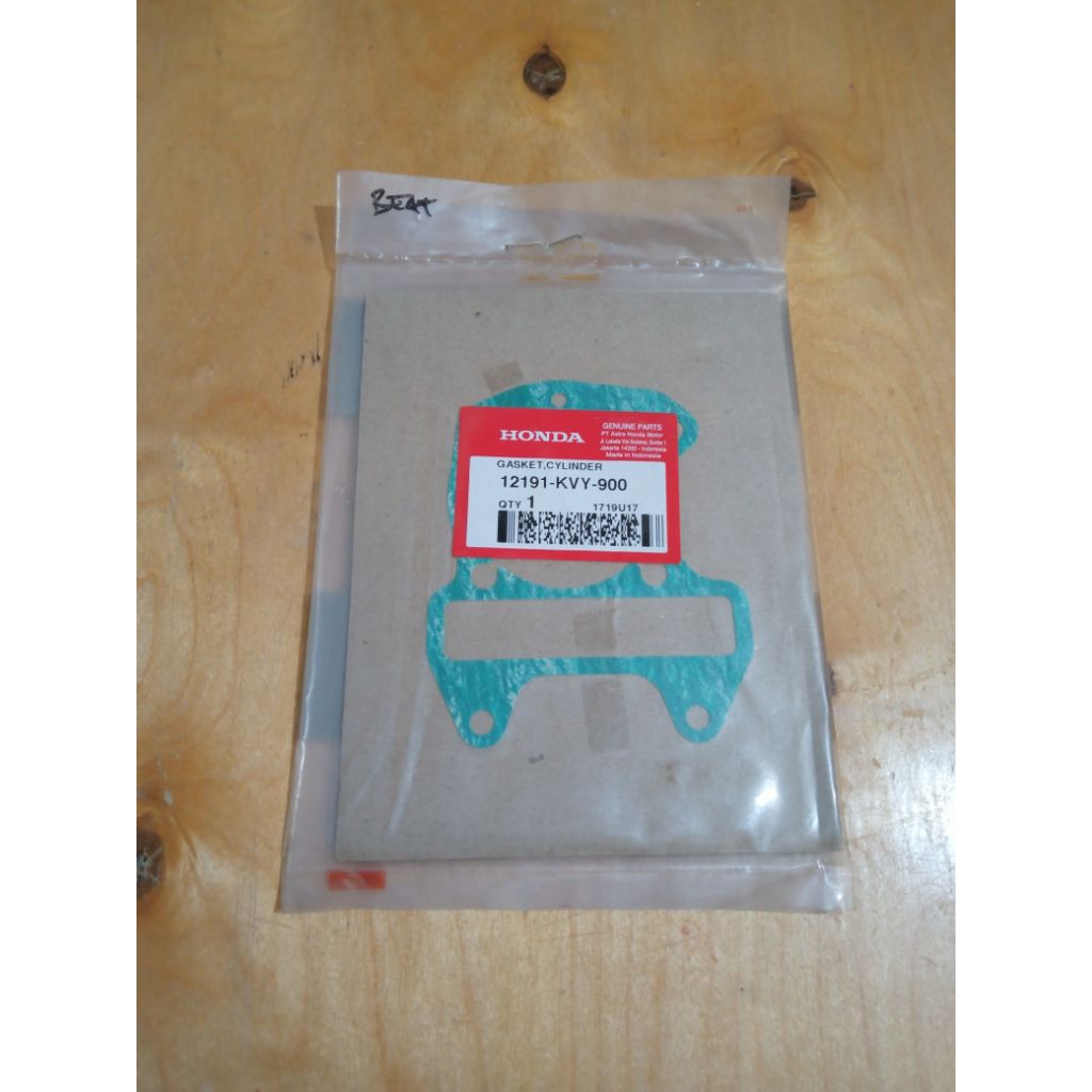 packing paking gasket cylinder blok Honda beat karbu Scoopy karbu spacy karbu original honda