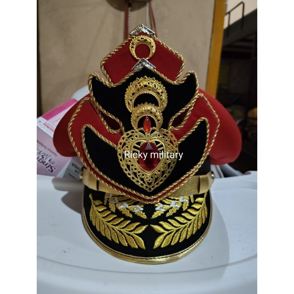 topi pet & emblem paskibra LKBB