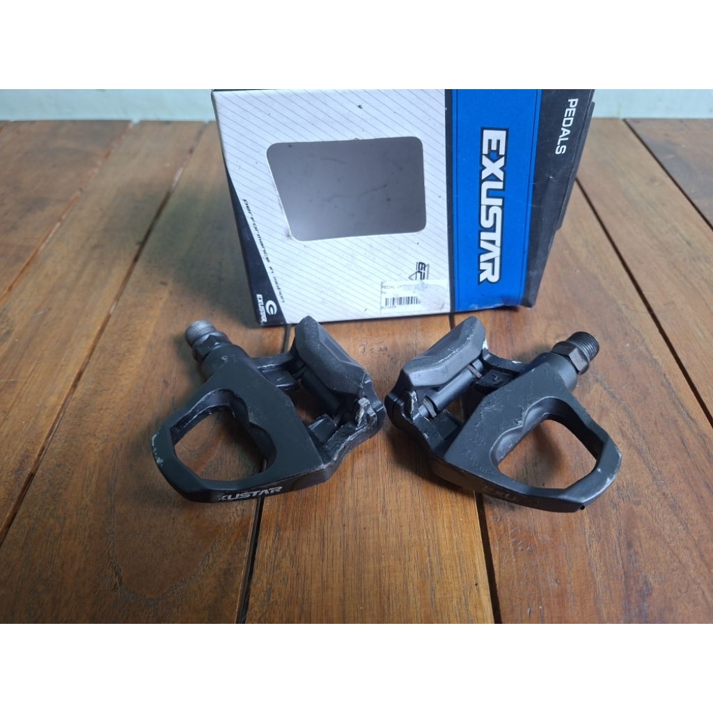 pedal cleat exustar roadbike compitable shimano