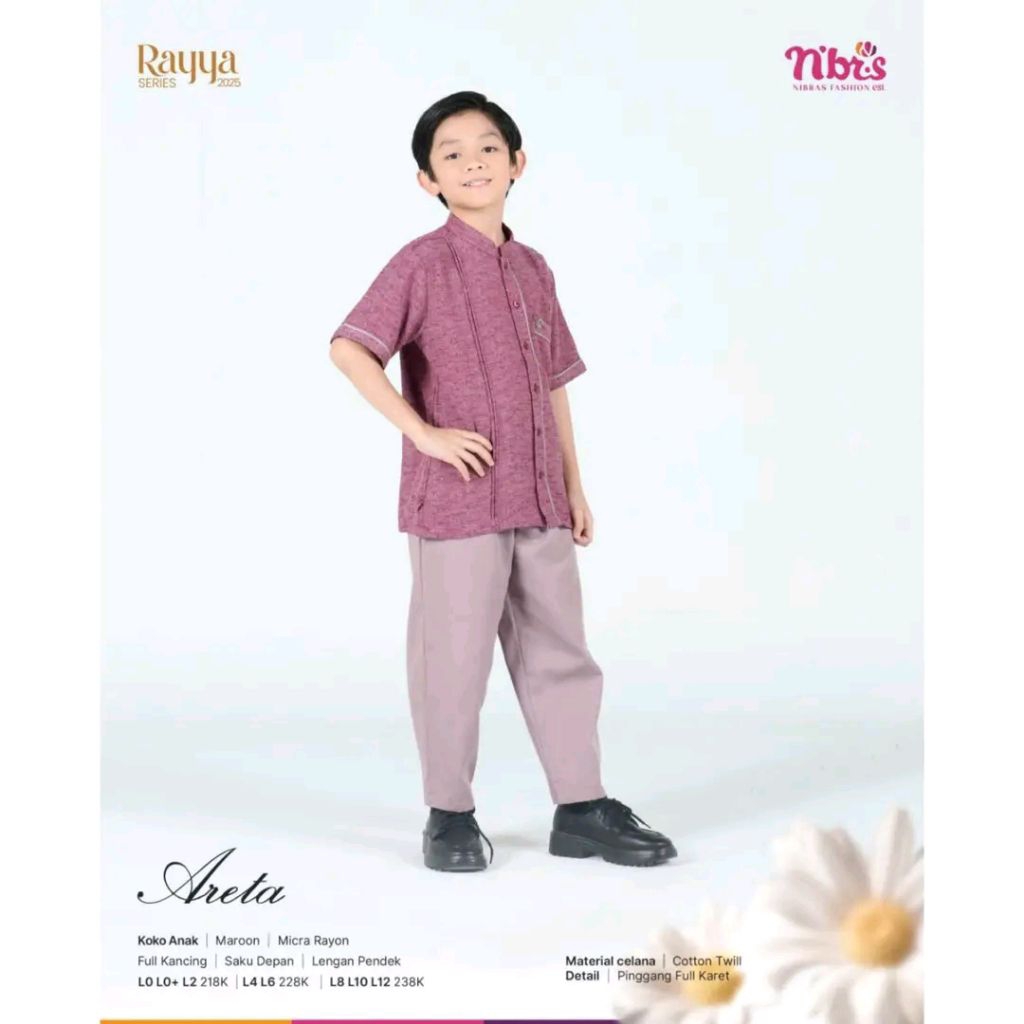 KOKO ANAK ARETHA MAROON NIBRAS