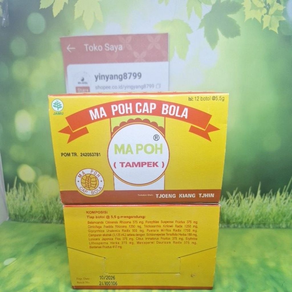 mapoh (tampek) obat campak. meredakan demam