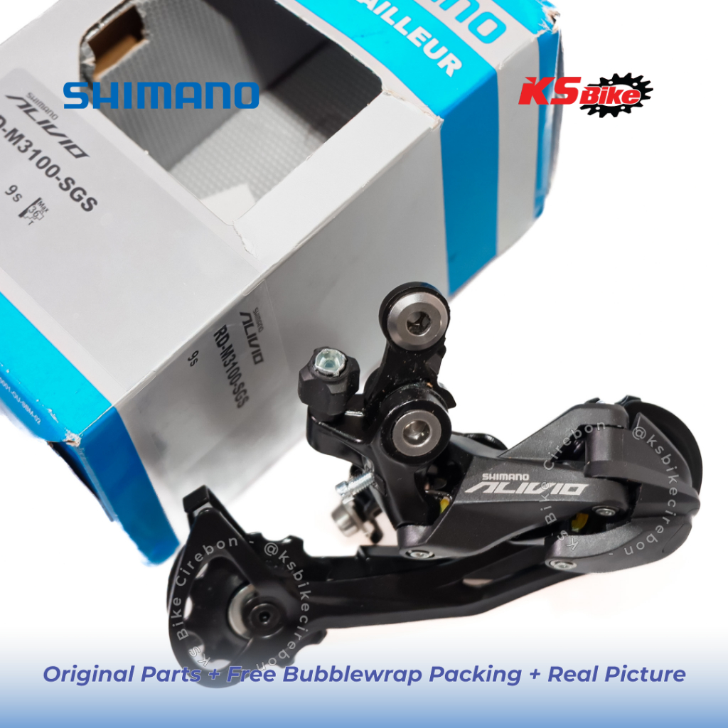 RD Shimano Alivio Altus M310 M3100 Leter S Shimano 7 8 9 Speed RD Shimano Pengatur Gigi Sepeda Belak