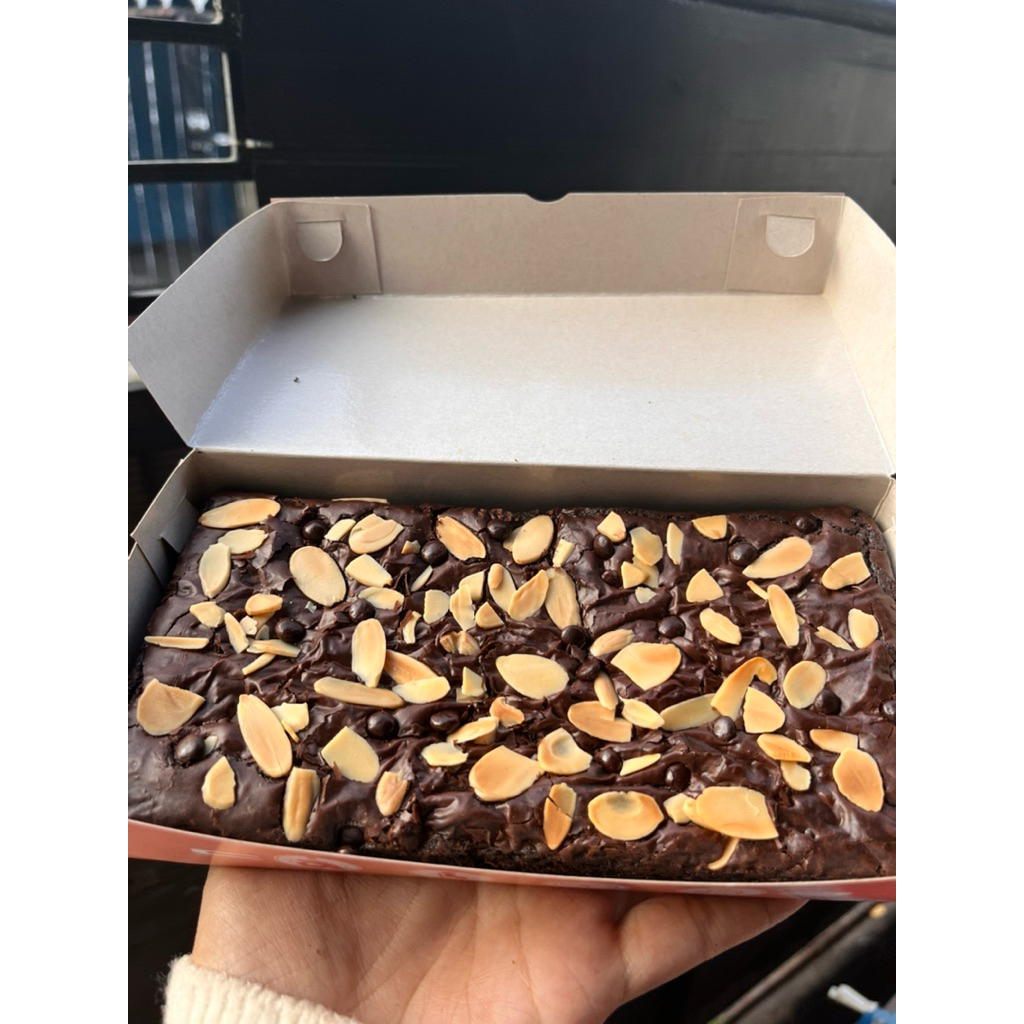 Fudgy brownies | brownies panggang 20x10