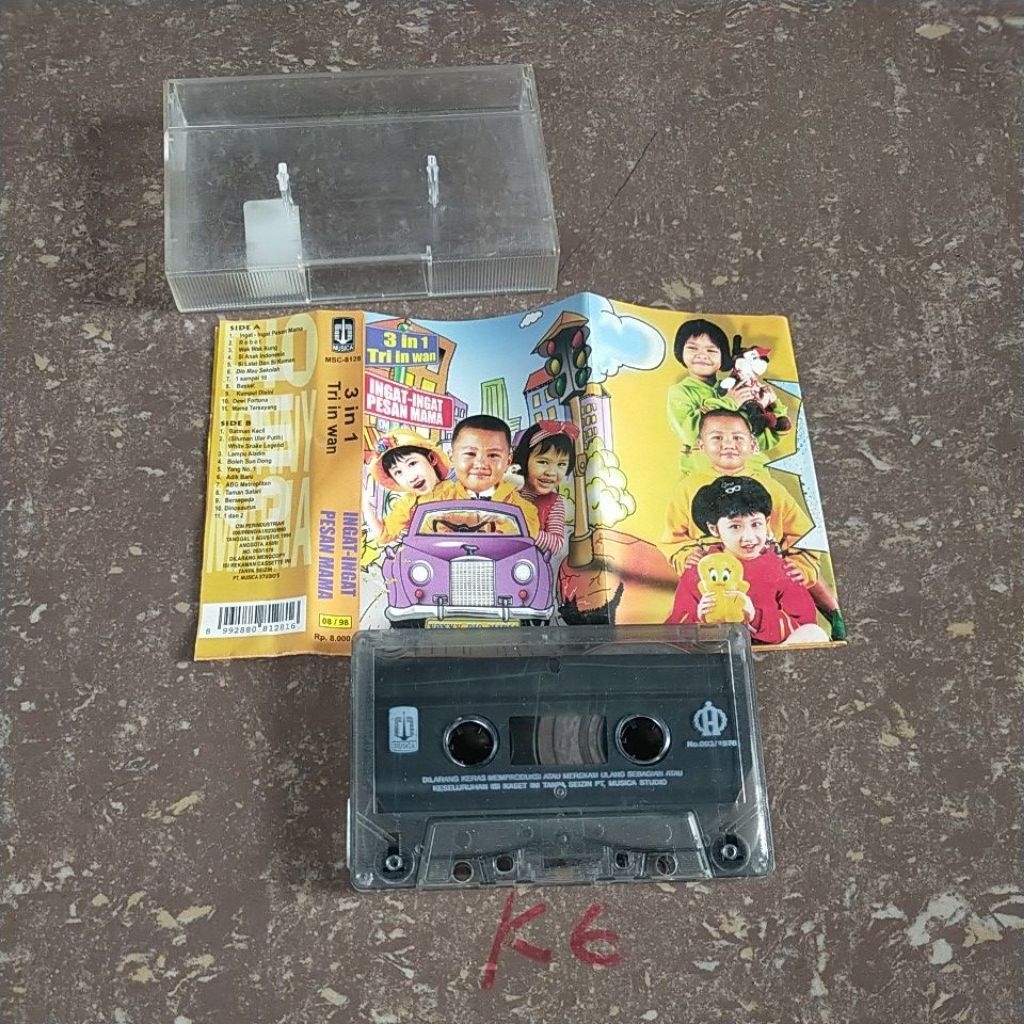 kaset tape pita lagu anak - ingat ingat pesan mama