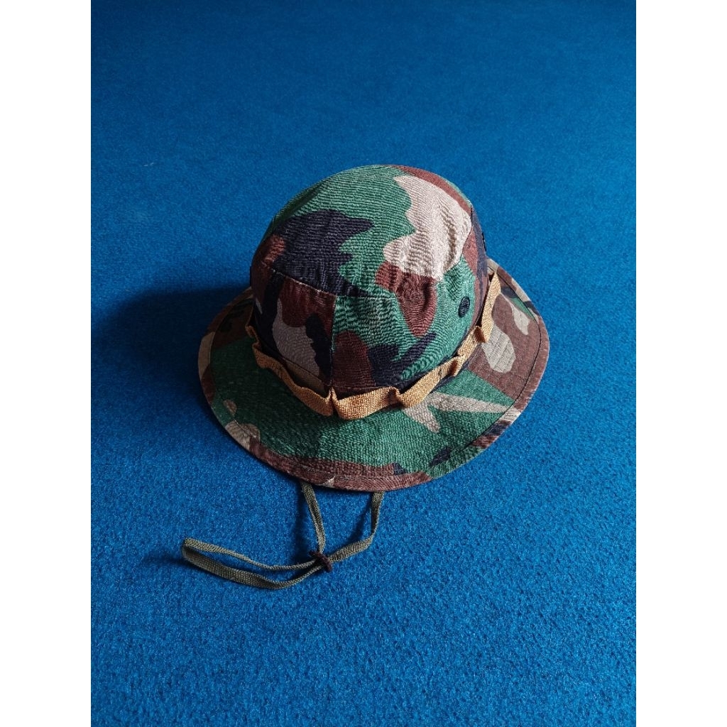 boonie hat sun hot weather woodland camouflage