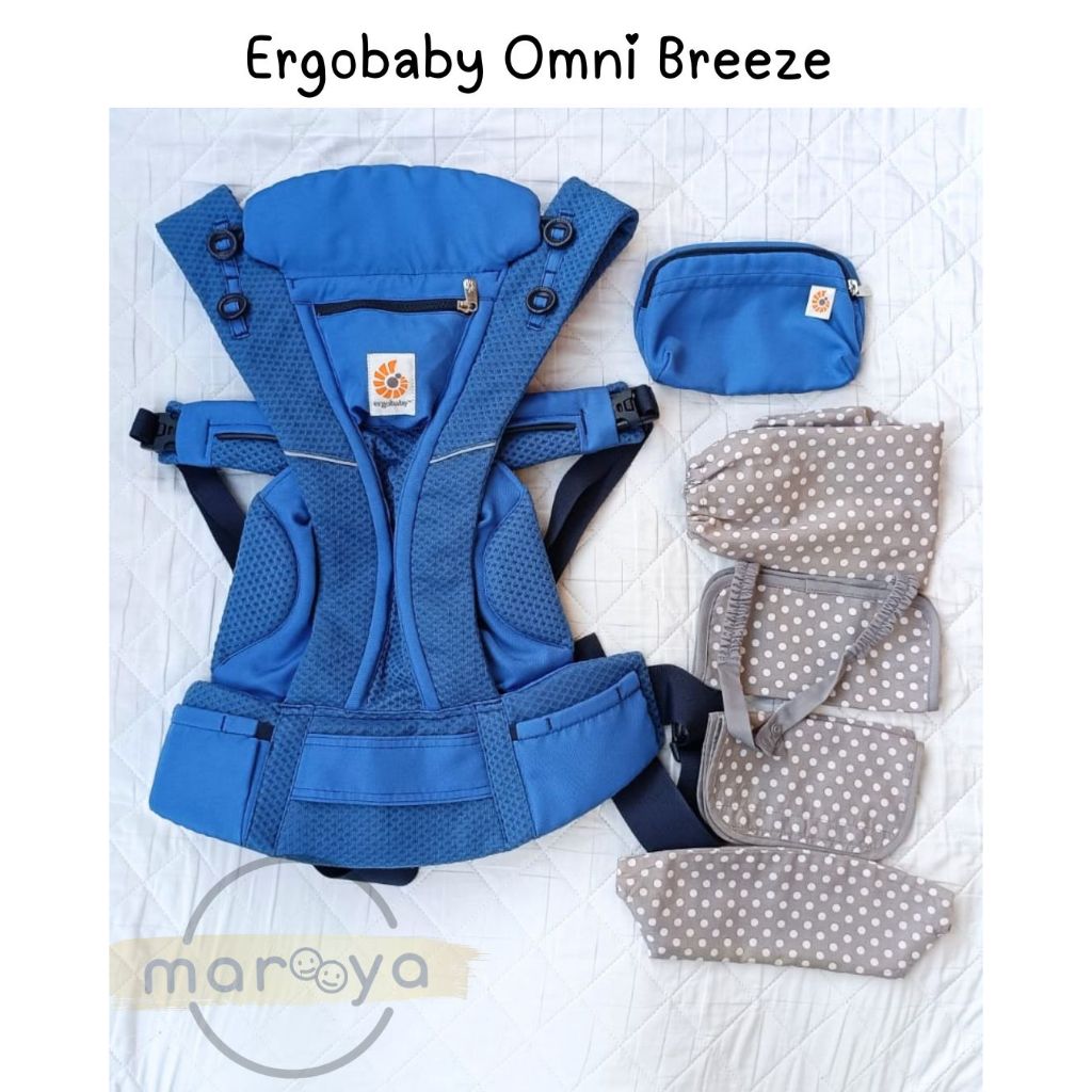 Preloved ORIGINAL Ergobaby Omni Breeze Sapphire Blue