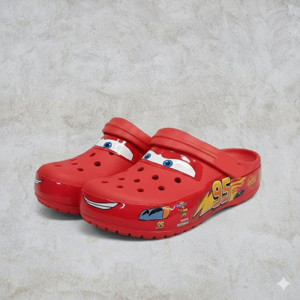 SANDAL CARS MCQUEEN DEWASA UNISEX/SANDAL BAIM/SANDAL SELOP