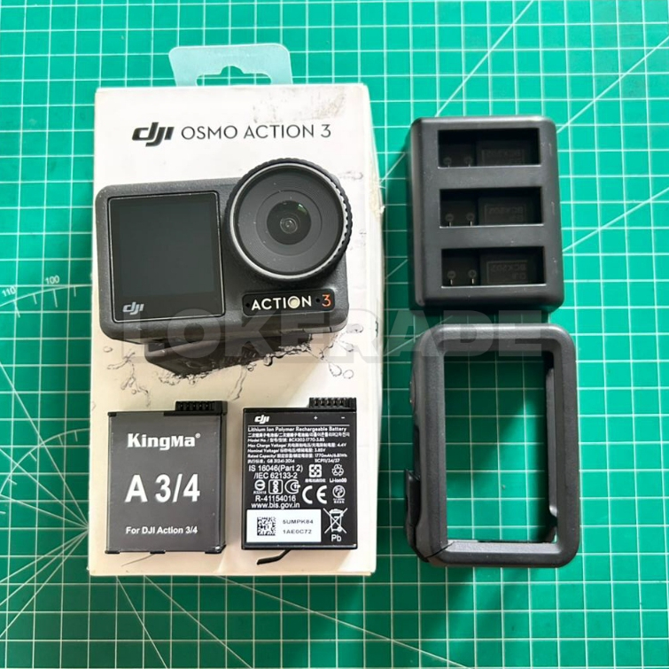 Kamera DJI Osmo Action 3 Bekas Second