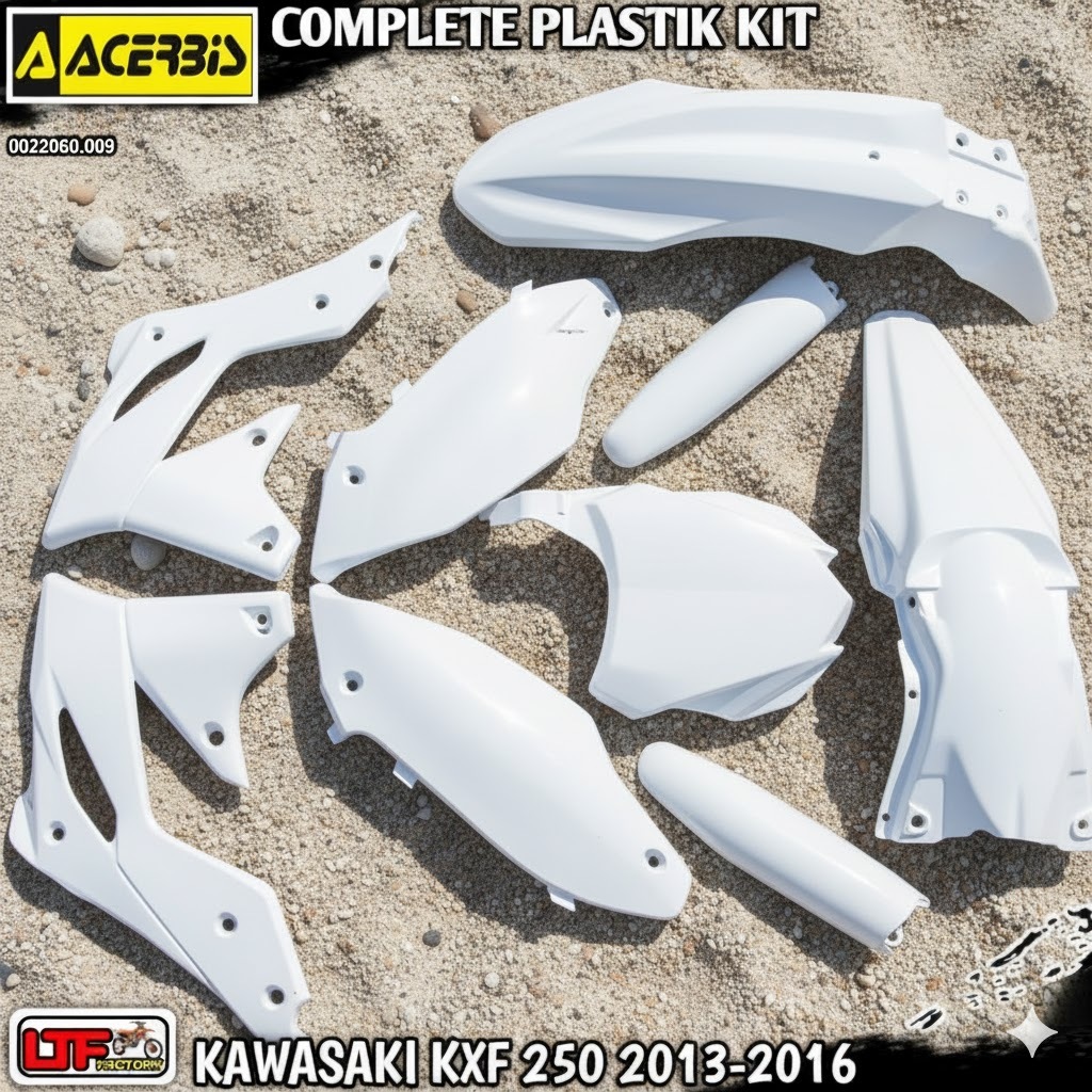 KAWASAKI KX - KXF 250 F 2013 2014 2015 2016 - ACERBIS COMPLETE PLASTIK KIT - COVER BODY FULL SET ADV