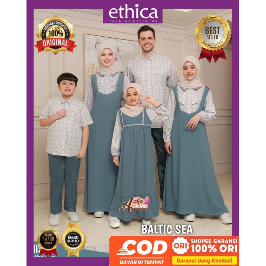 ETHICA Sarimbit Baltic Sea ETHICA Original - Sarimbit Keluarga 2026 - Sarimbit Lebaran 2026 - Family