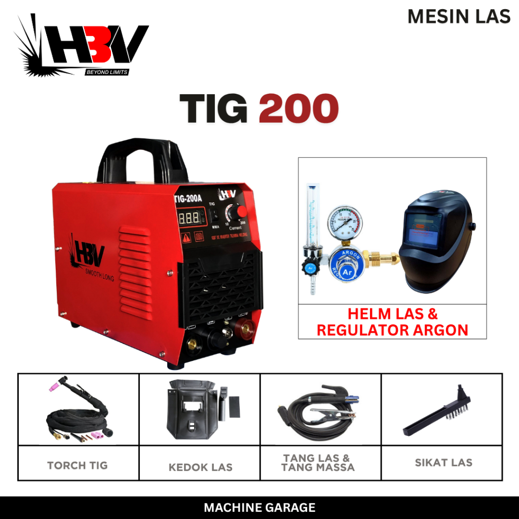 Mesin Las Tig 200 HBV