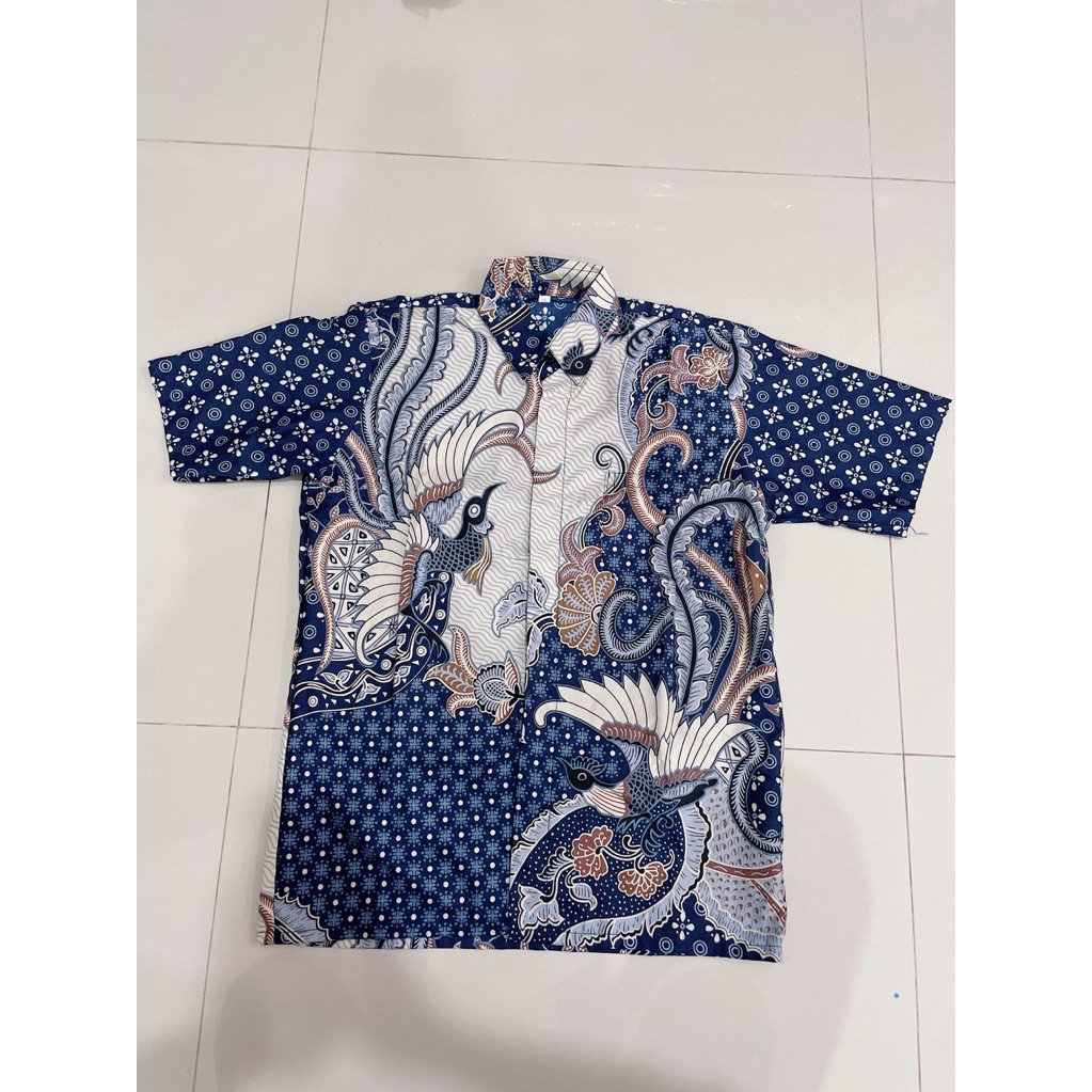 KEMEJA BATIK ANAK COWOK LAKI-LAKI ATASAN BATIK ANAK SIZE 4-13TAHUN