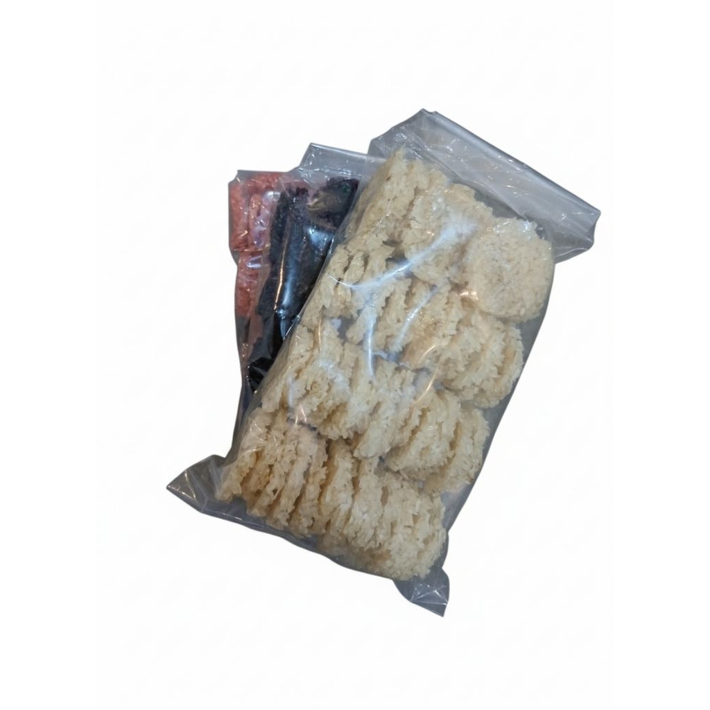 Rengginang Mentah ½ KG Isi 55 Pcs (Kecil) Rengginang Terasi Ketan Hitam Original