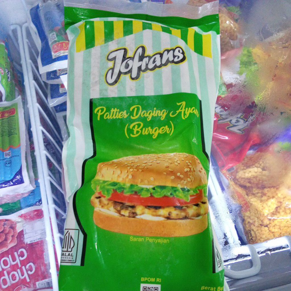 JOFRANS PATTIES DAGING AYAM (BURGER) 360g