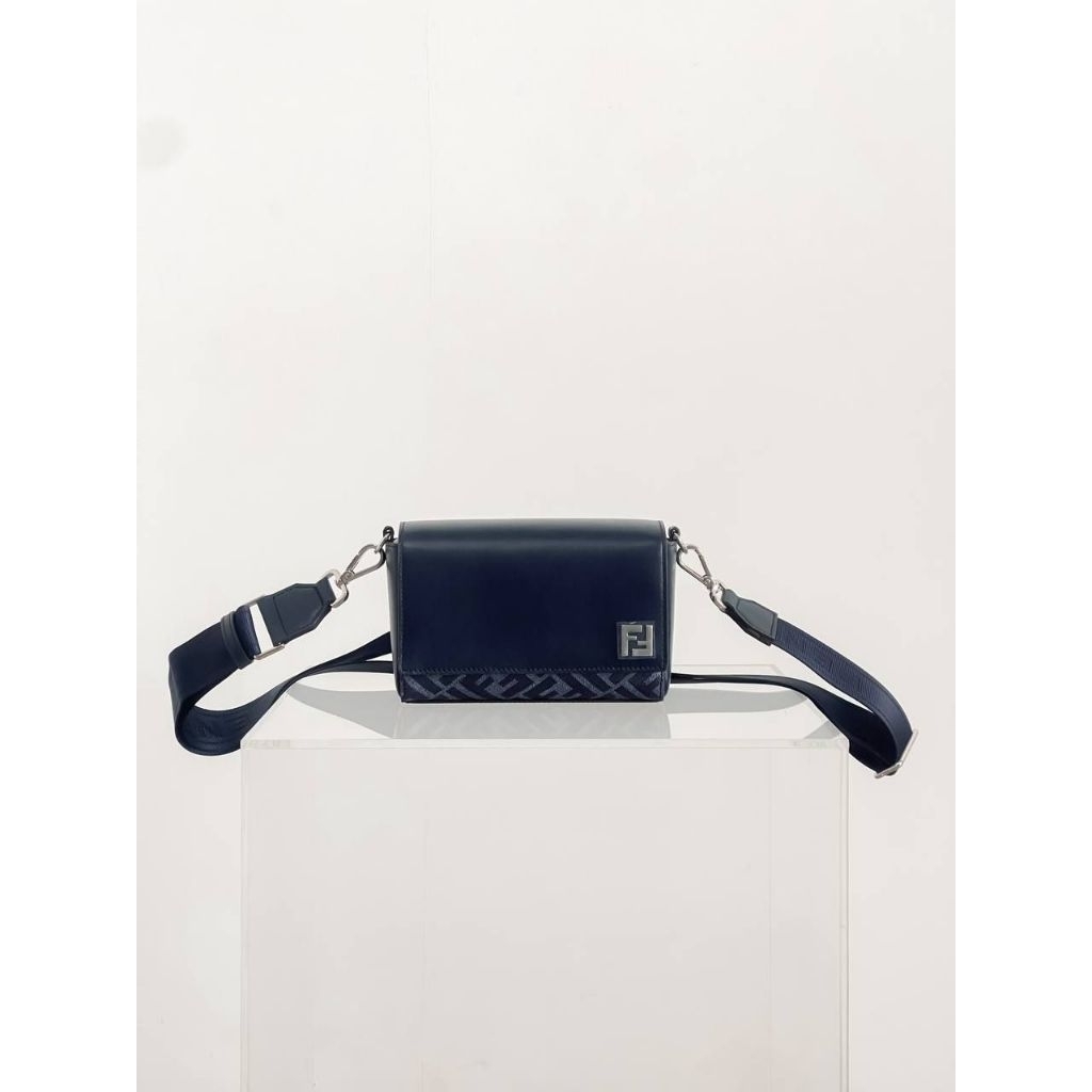 FENDI Compact Bag FF Denim Blue