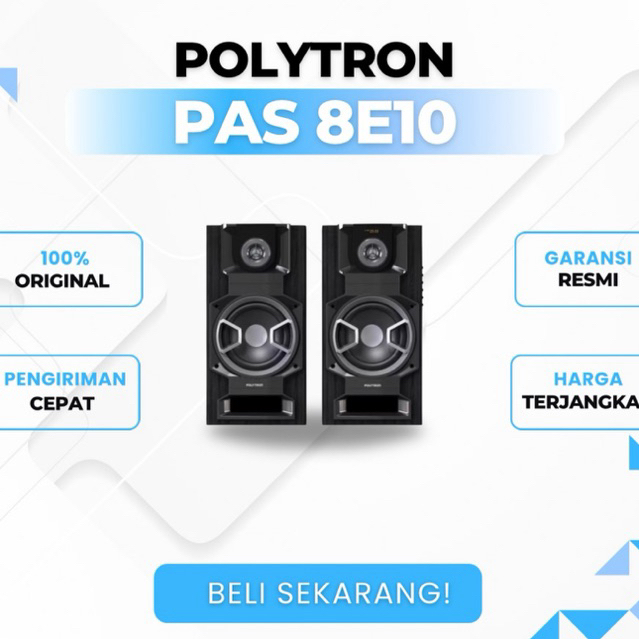POLYTRON Speaker aktif 8 Inch PAS-8E10