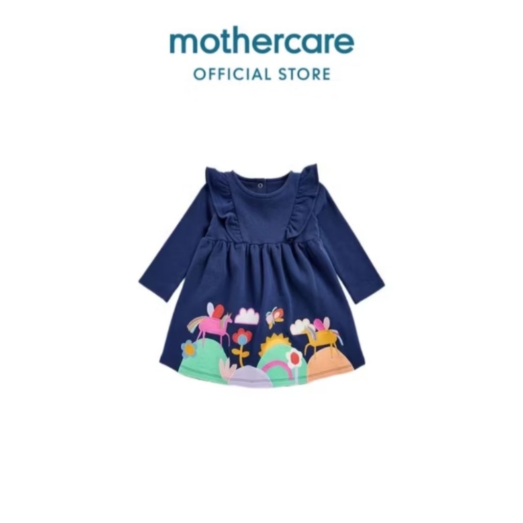 PRELOVED DRESS BAYI PEREMPUAN MOTHERCARE BIRU