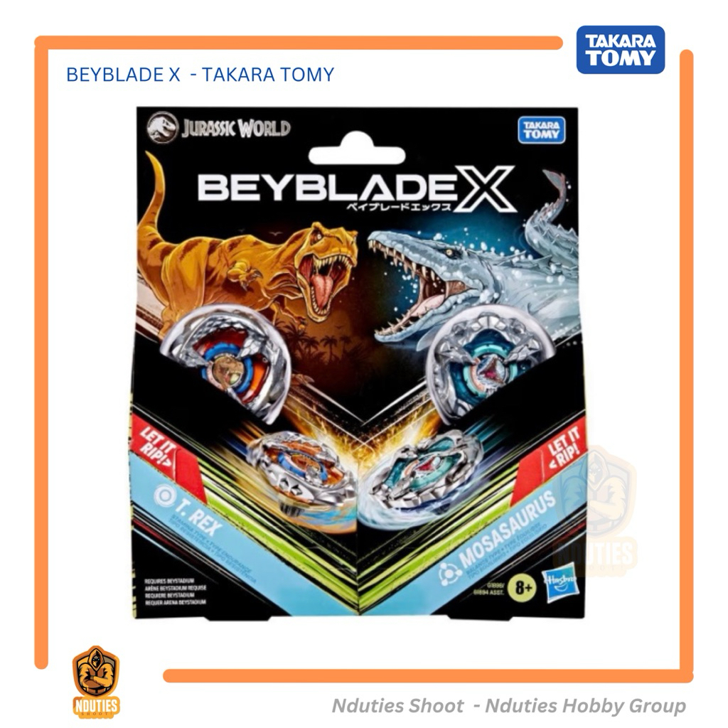 Jurrasic World X Beyblade X Original Takara Tomy