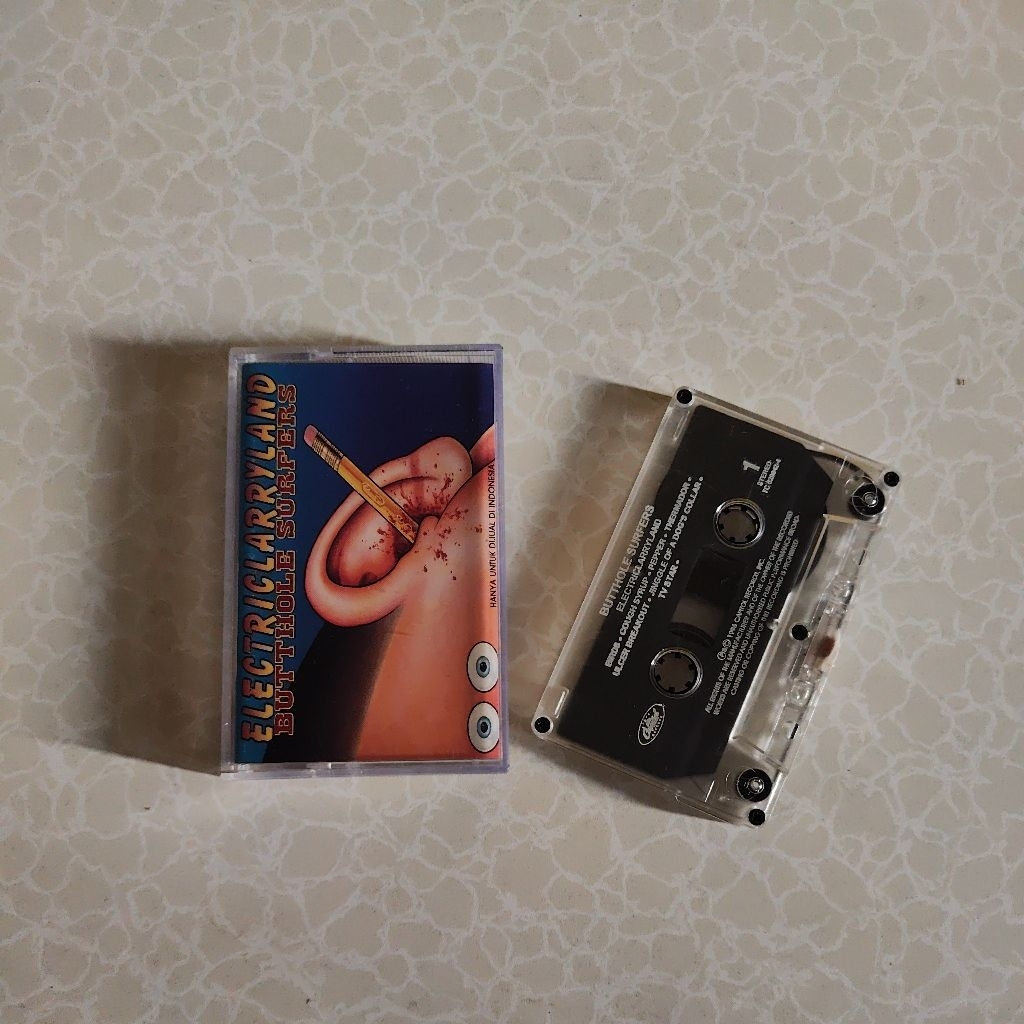 Kaset Pita Butthole Surfers - Electriclarryland Original Used Noise Rock Rare