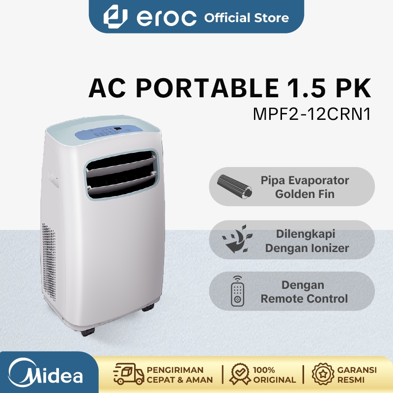Midea AC Portable 1.5 PK MPF2-12CRN1