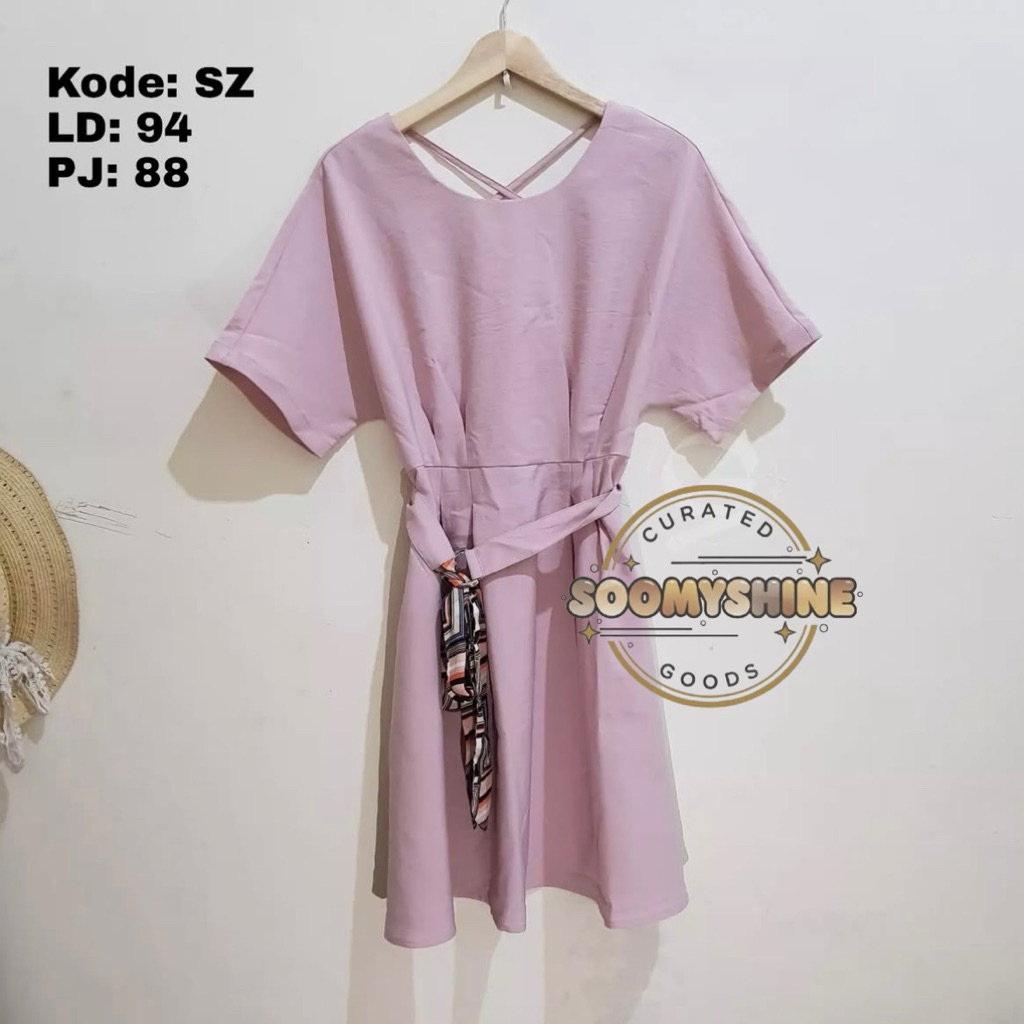 dress overall tunik one set