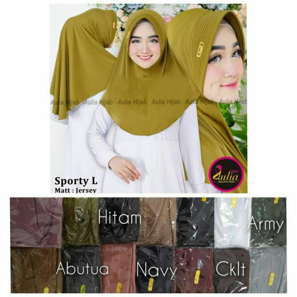 hijab aulia sporty