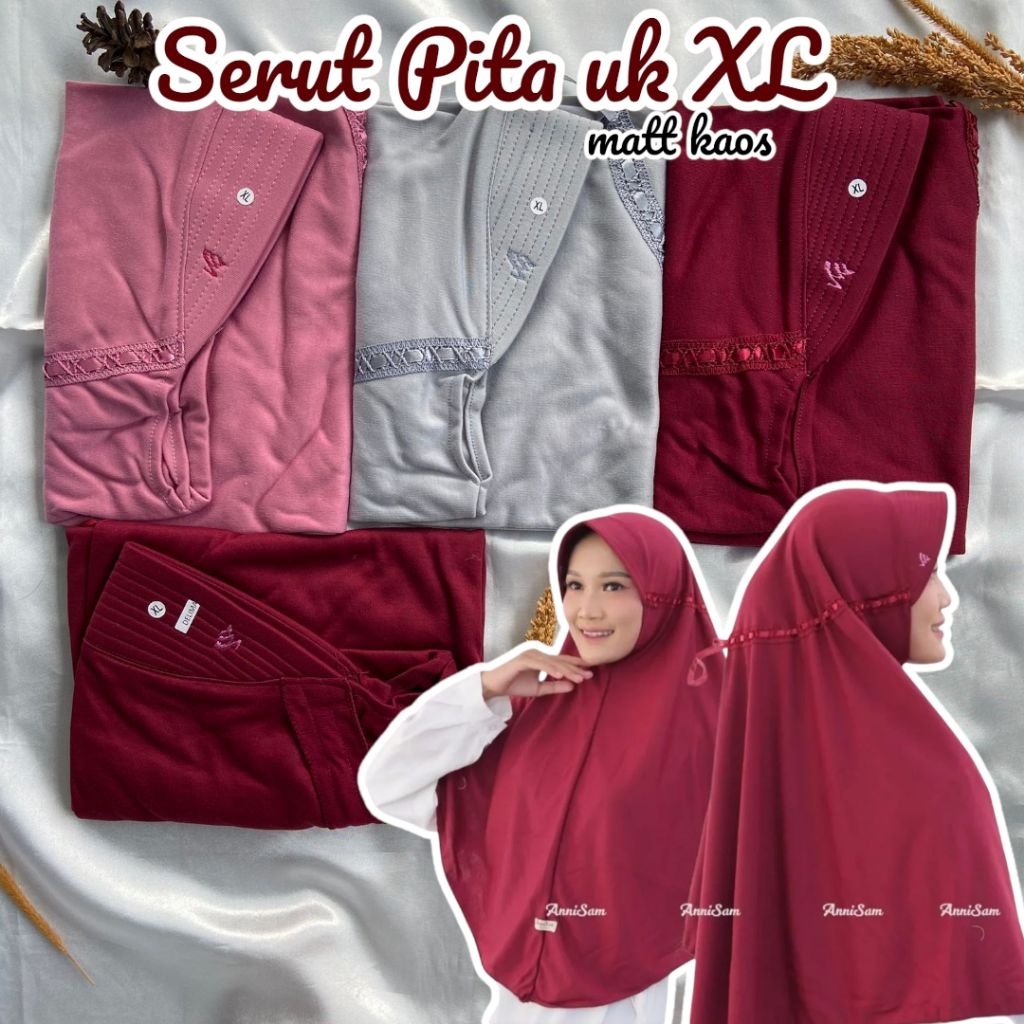 RABBANI KW UKURAN XL JUMBO/RABBANI SERUT/SERUT PITA /JILBAB