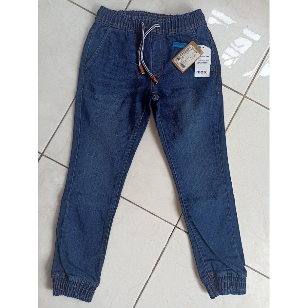 Max Fashion Celana Anak Pria Jeans Jogger New Original