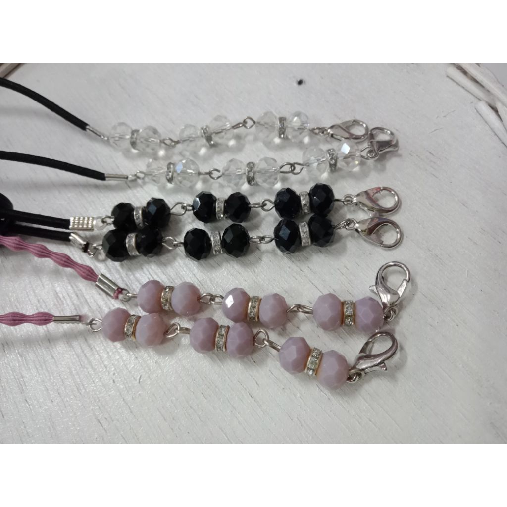 STRAP MASKER HIJAB / TALI MASKER MANIK / STRAP MASKER MANIK