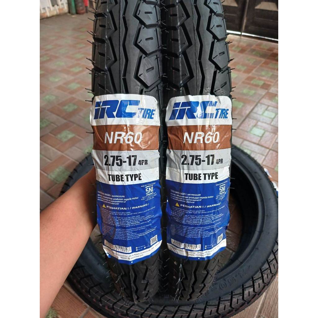 Ban Luar IRC 275-17 NR60 Batik Supra Belakang Sepeda Motor