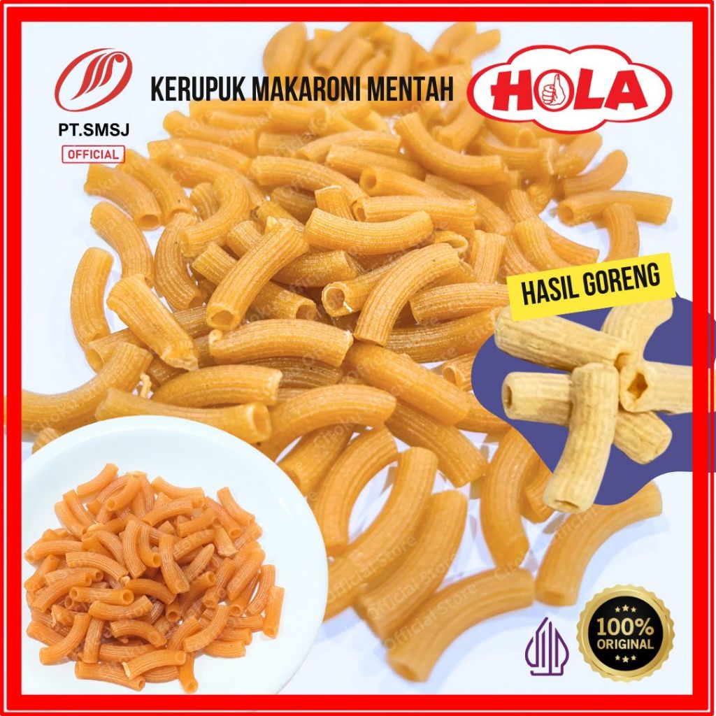 Hola Kerupuk Makaroni Mentah