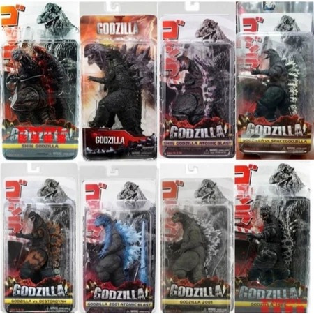 Godzilla Figure Godzilla 1954 2001 King Of The Monster Movie NECA Gojira Figure Model Dinosaur Colle