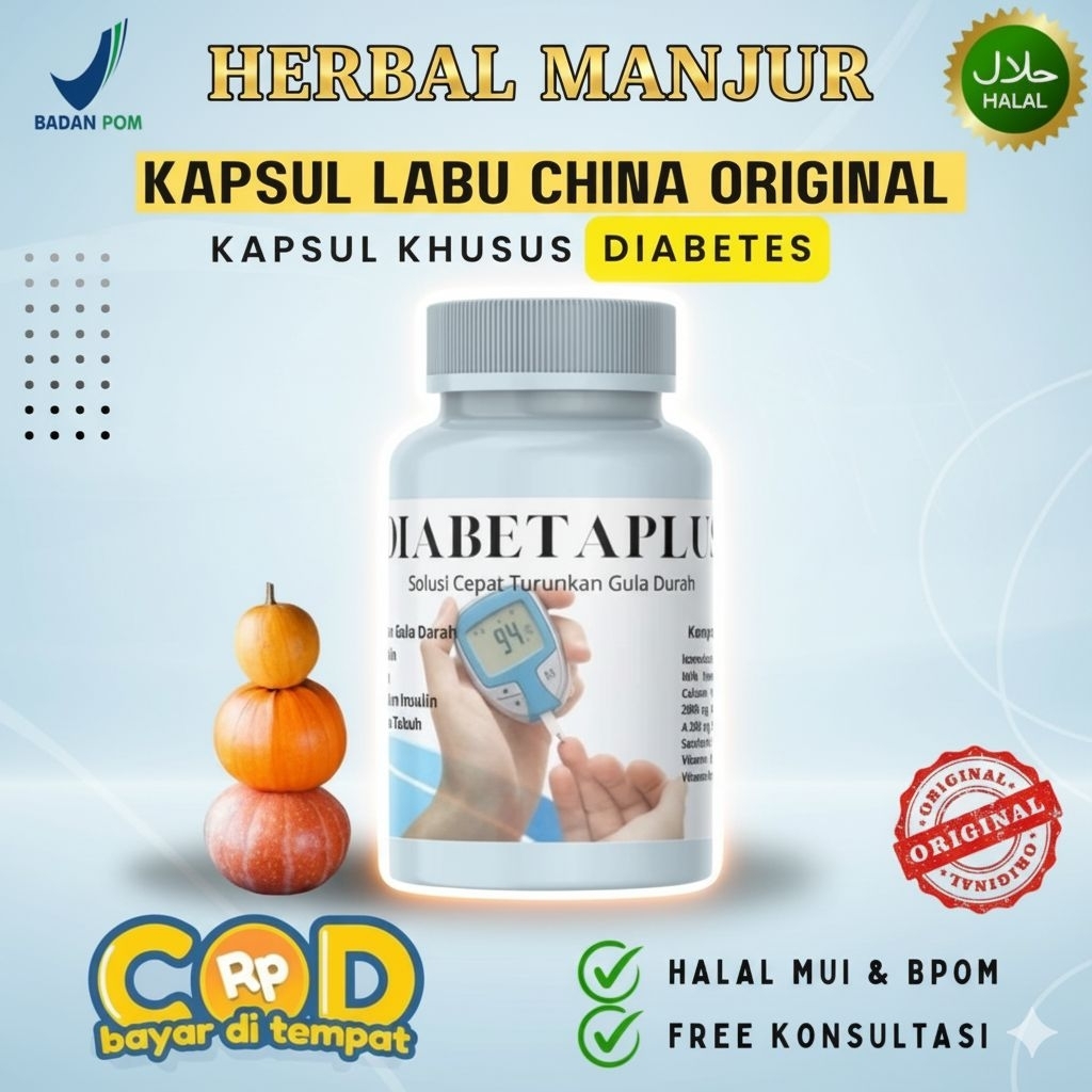 [COD]Kapsul labu cina BPOM HALAL