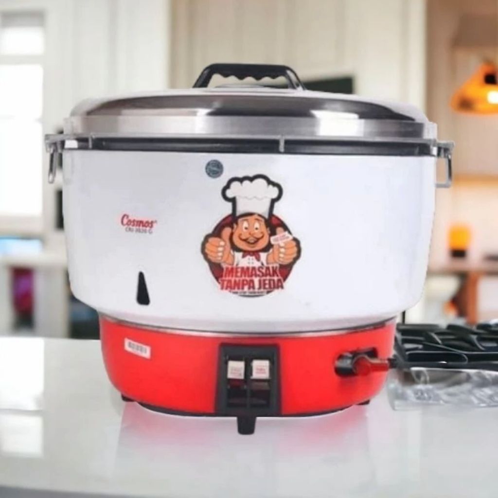 Cosmos CRJ 3020G Rice cooker gas LPG 20 liter CRJ 3020G non stick / penanak nasi Cosmos kompor gas