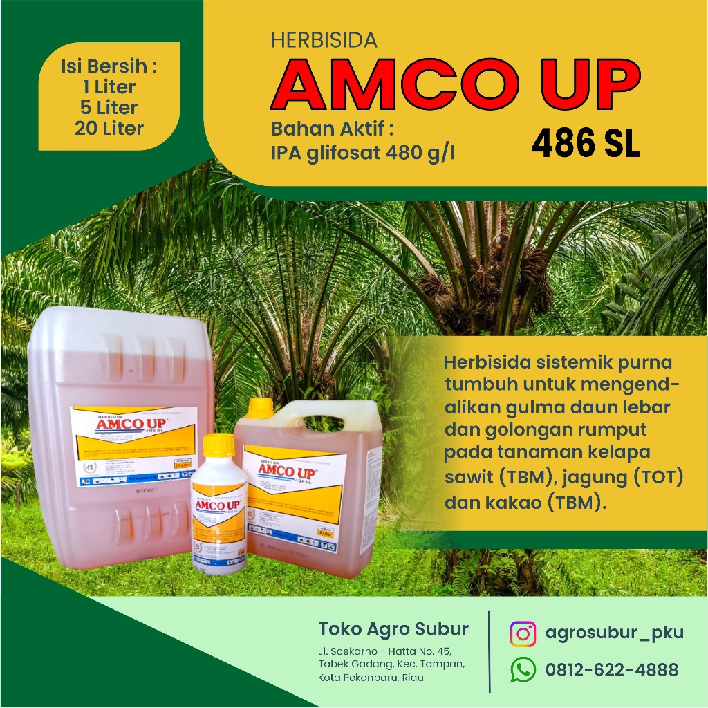 AMCO UP 486 SL 20 LITER HERBISIDA SISTEMIK
