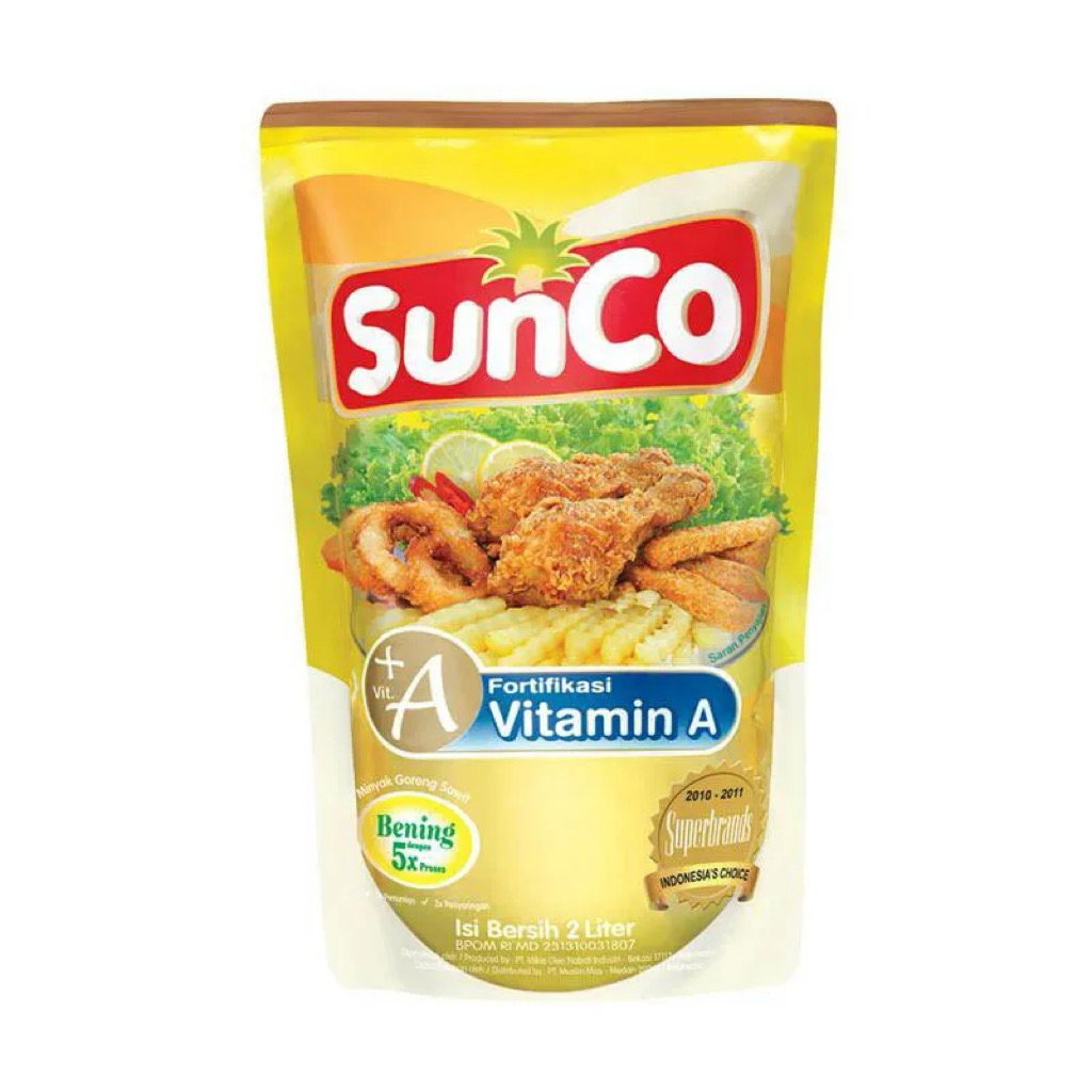 minyak goreng sunco-minyak makan-minyak 2 Liter
